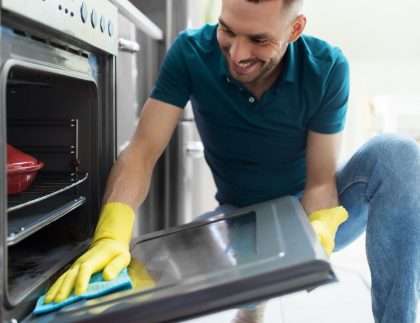 how to clean oven