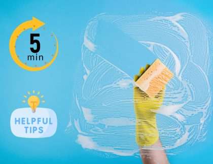 five minute cleaning tips