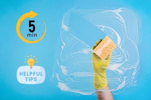 five minute cleaning tips