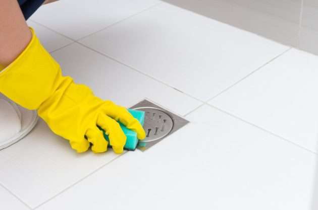 how to clean bathroom drains