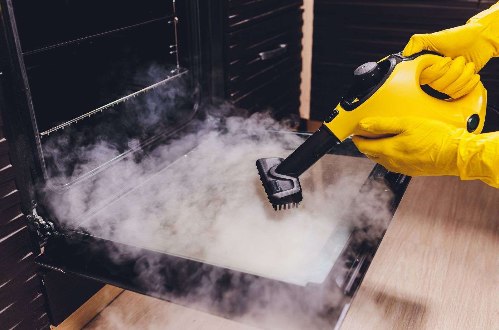 steam cleaning microwave