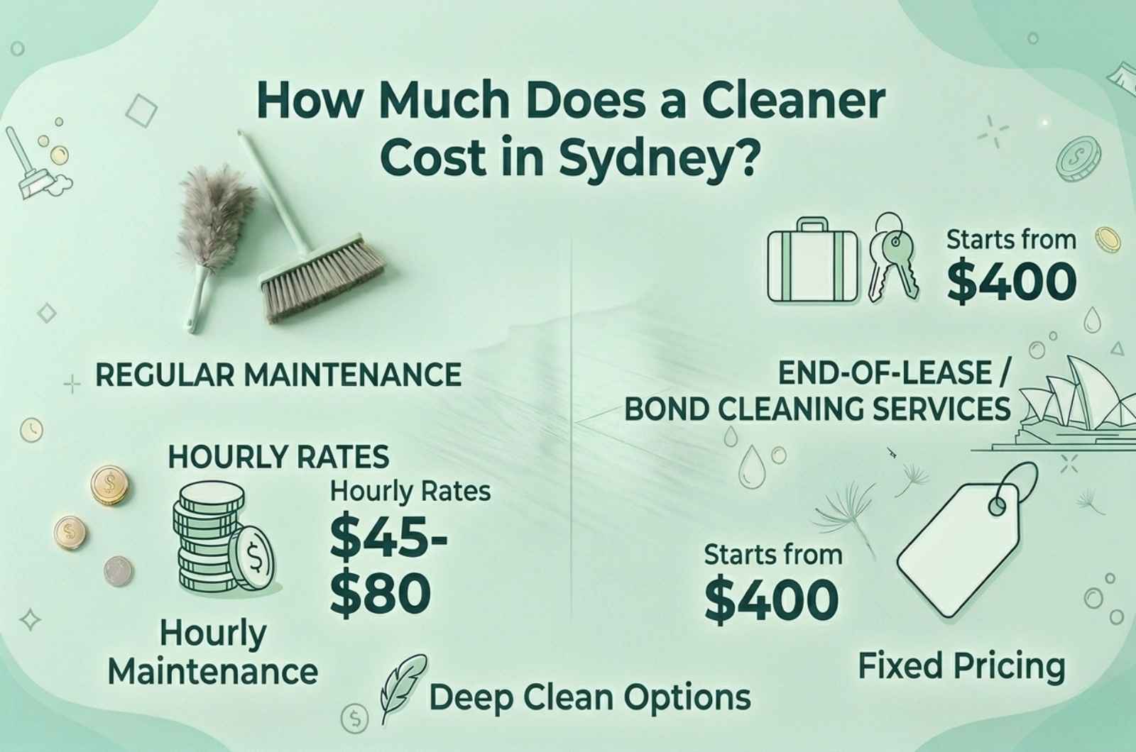 How Much Does a Cleaner Cost in Sydney