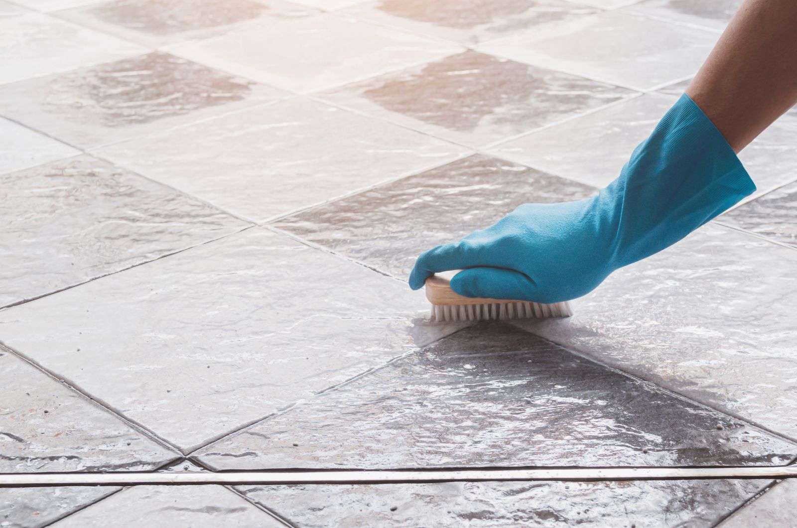 Prevent Future Buildup on Shower Floor Tiles