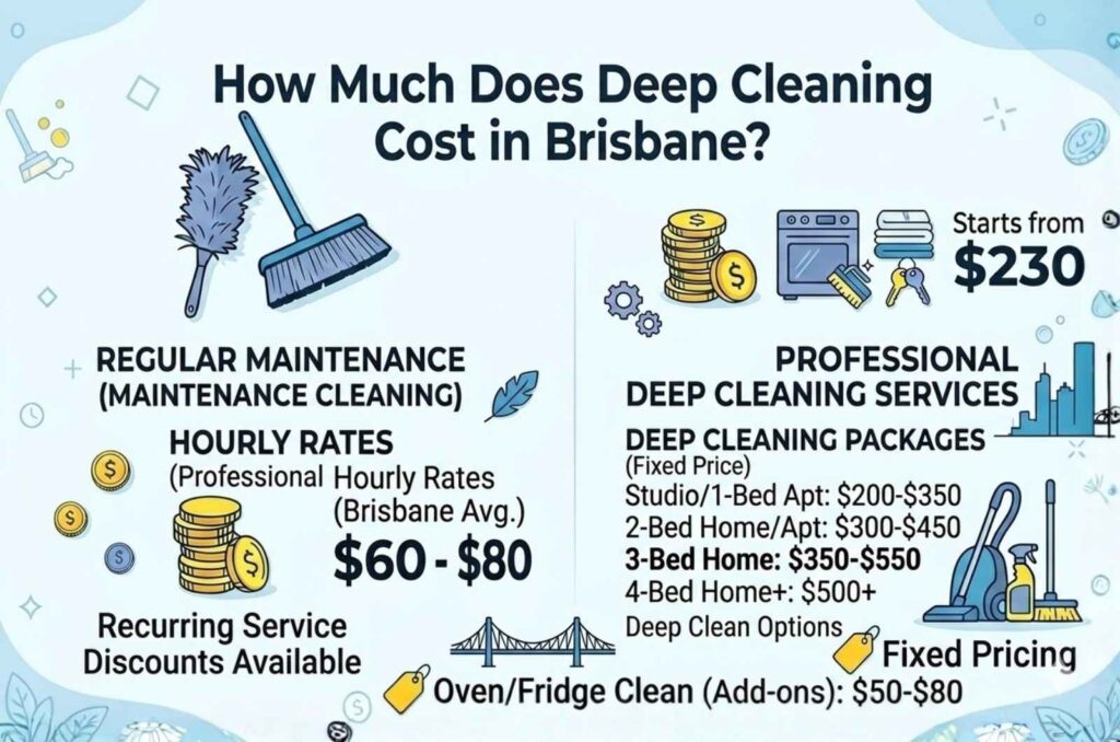 How Much Does Deep Cleaning Cost in Brisbane