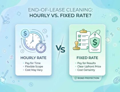 Should I Pay Hourly or Fixed Rate for End of Lease Cleaning