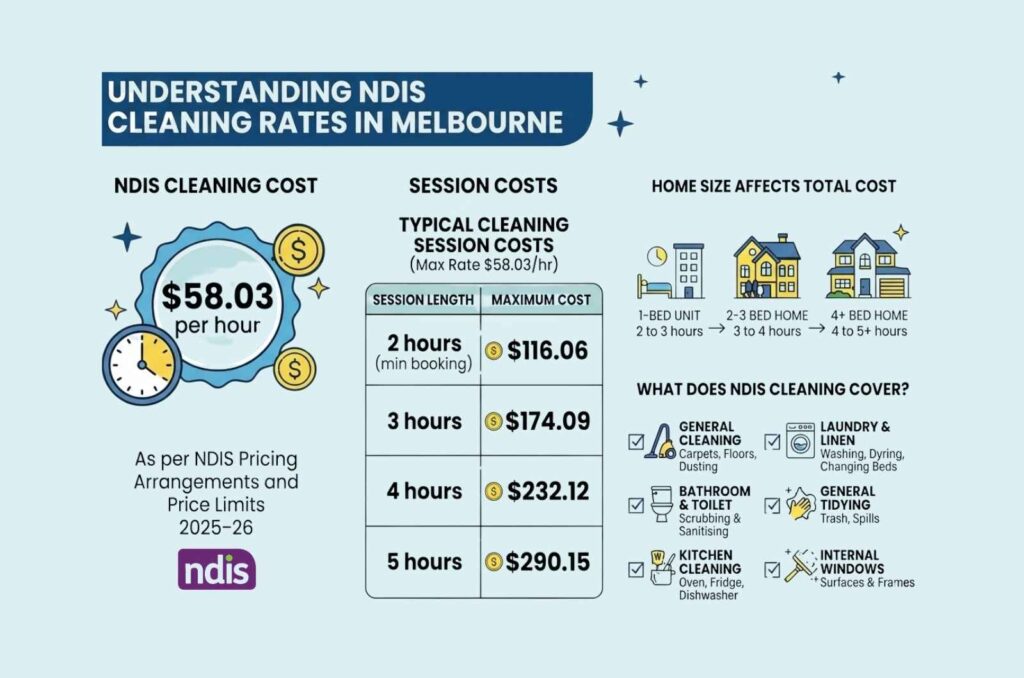 Understanding NDIS Cleaning Rates in Melbourne 14 Understanding NDIS Cleaning Rates in Melbourne