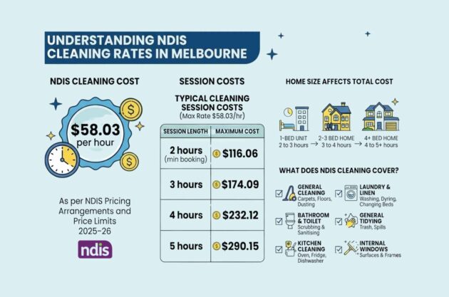 Understanding NDIS Cleaning Rates in Melbourne