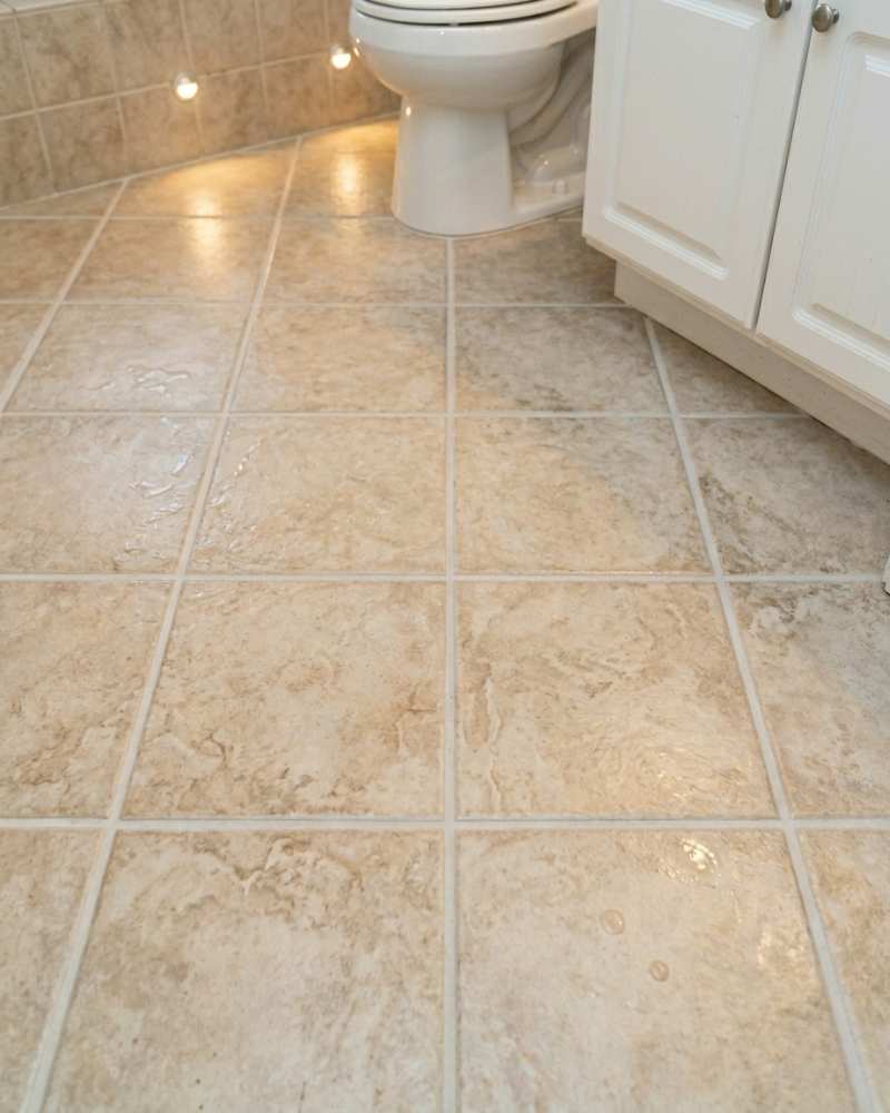 bathroom grout after clean4you cleaning service
