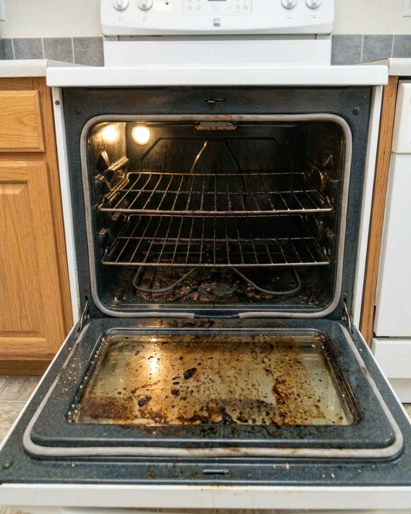 dirty oven