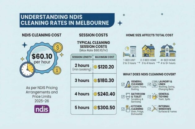 Understanding NDIS Cleaning Rates in Melbourne 10 ndis cleaning rates in melbourne updated 2026-2027