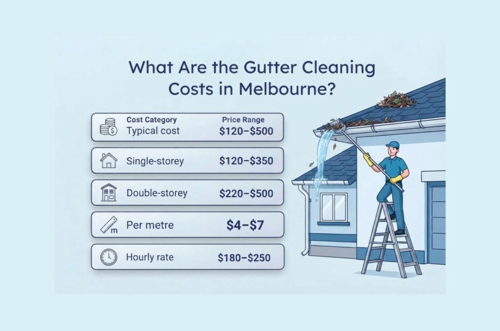 Gutter Cleaning Costs in Melbourne