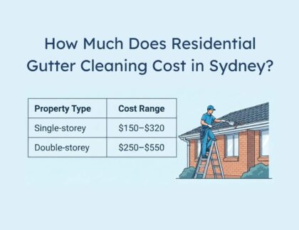 How Much Does Residential Gutter Cleaning Cost in Sydney