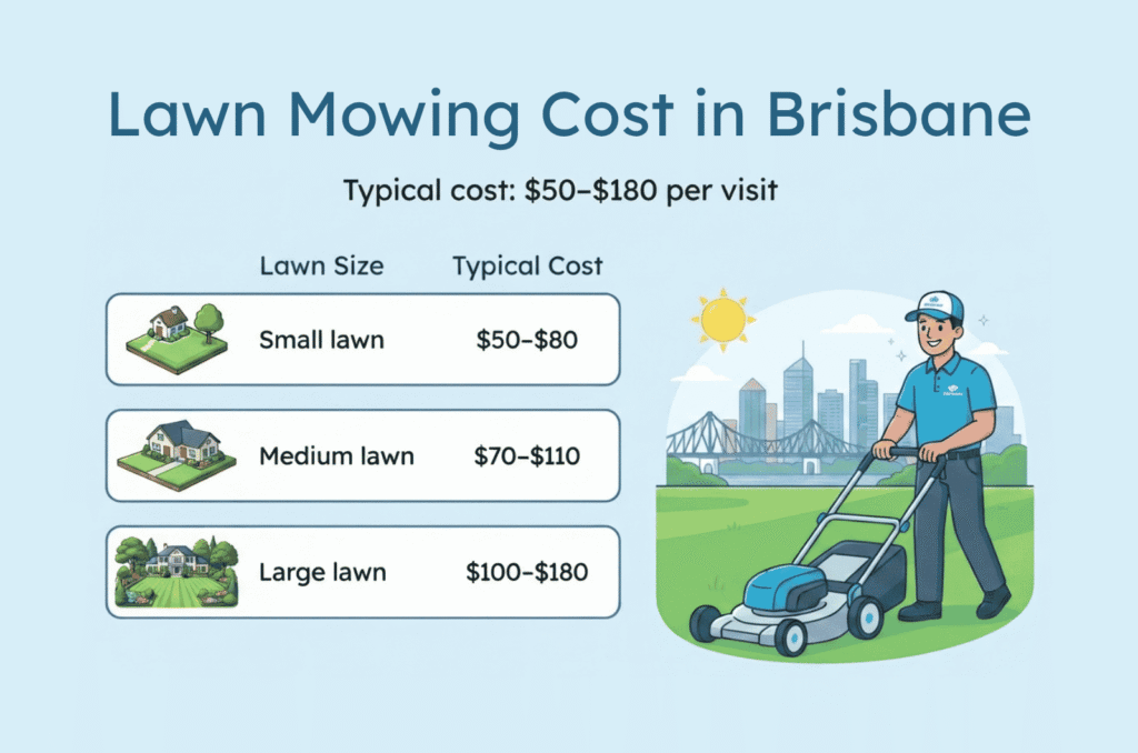 Lawn Mowing Cost in Brisbane