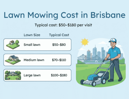 Lawn Mowing Cost in Brisbane